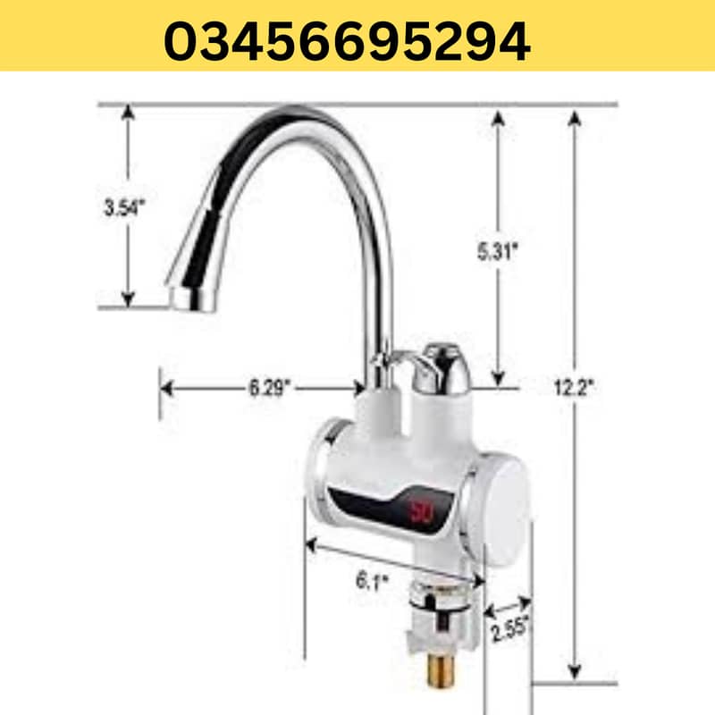 Instant Electric Geysers Water Heater Tap Faucet 7