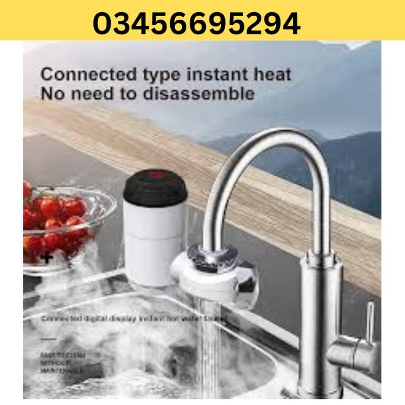 Instant Electric Geysers Water Heater Tap Faucet 9