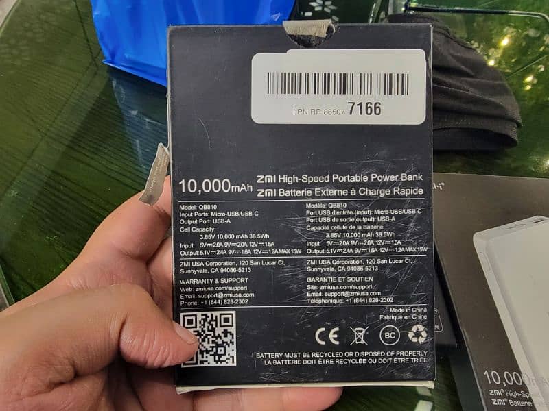 xiaomi fast power bank 10k mah box pack 1