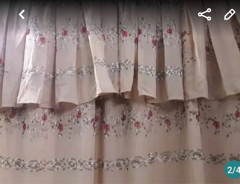 Emb curtain In A- one condition 1