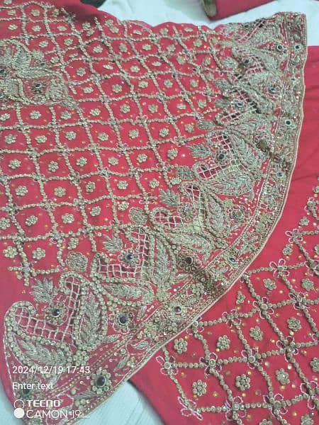 bridal lahgha with jewelry size medium cash on delivery avble all pk 8