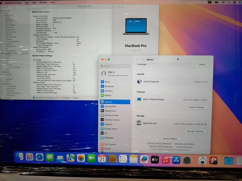 Apple Macbook Pro 2018 Core i9 15Inche (With Original Charger) 5