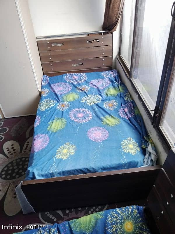 4 single bed in good condition. 1