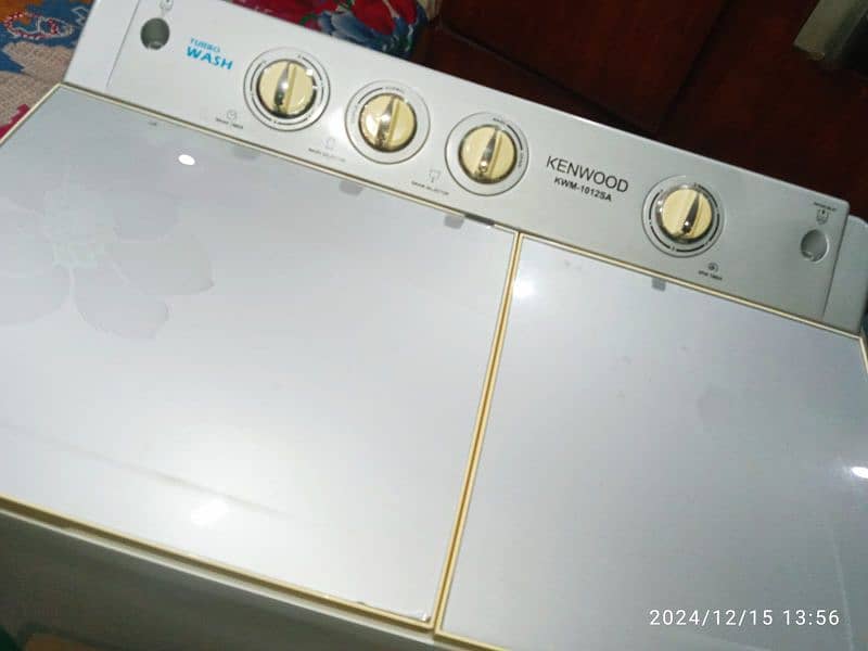 Kenwood washing machine twin tub model no: KW 1012 SA 0