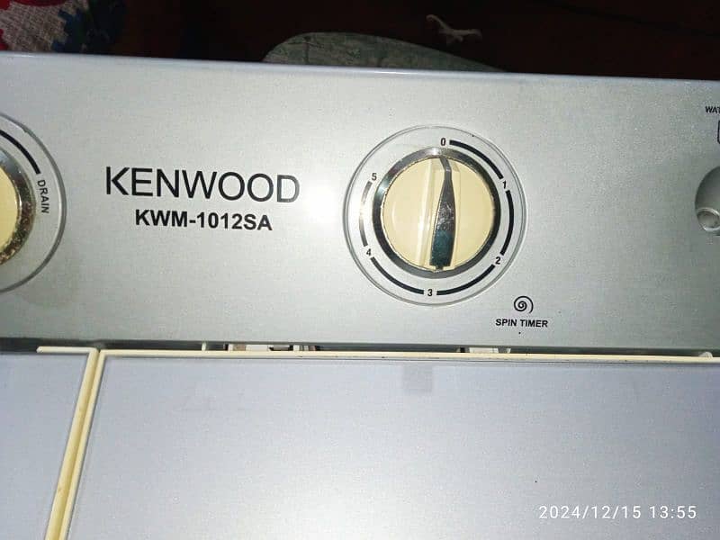 Kenwood washing machine twin tub model no: KW 1012 SA 1