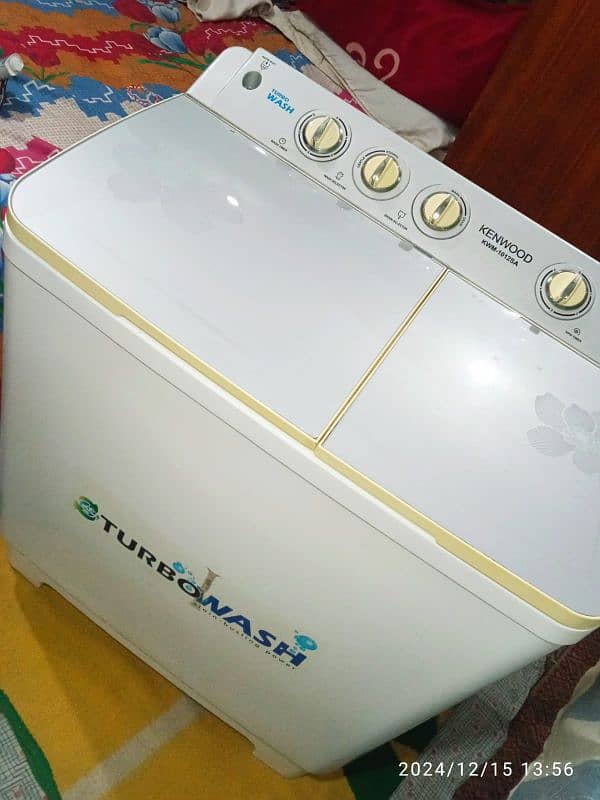 Kenwood washing machine twin tub model no: KW 1012 SA 7