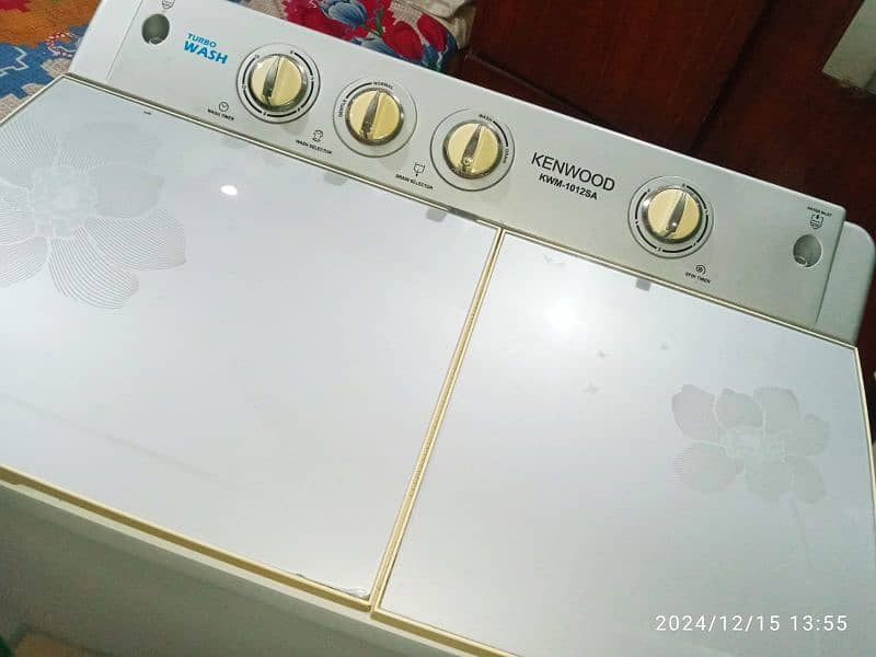 Kenwood washing machine twin tub model no: KW 1012 SA 18