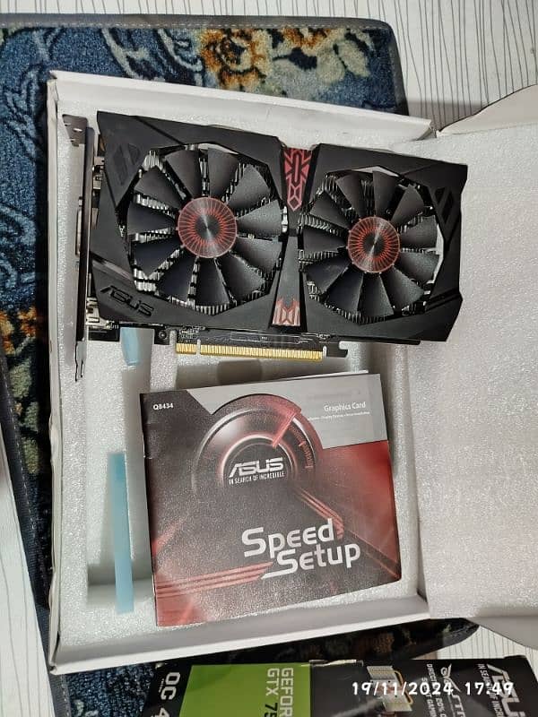 GFORCE GTX 750ti 4GB(0320-4025077) strix oc edition 2