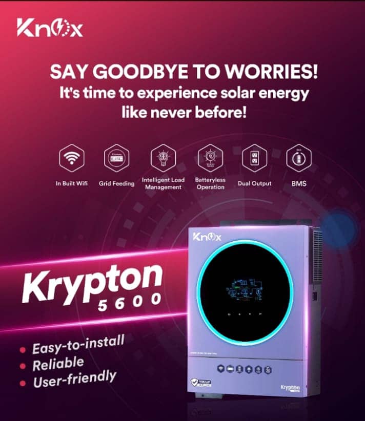 Knox Krypton Xenon Argon 3,4,5,6,8,11,12,15 kW Solar Hybrid Inverter 2