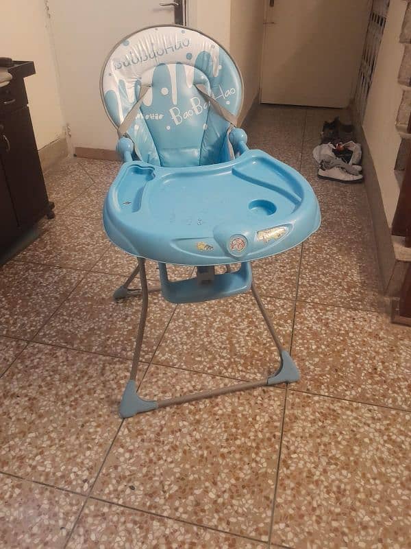 Used Imported Baby Cot and Dinning chahir for Sale 5