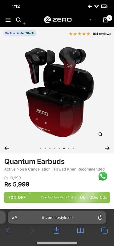 Zero Quantum Buds 2