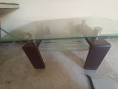 glass center table