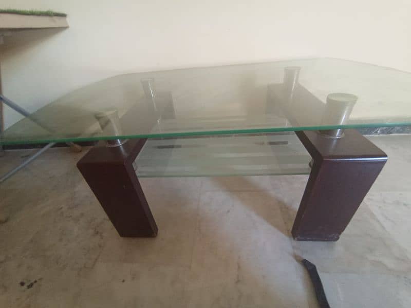 glass center table 0