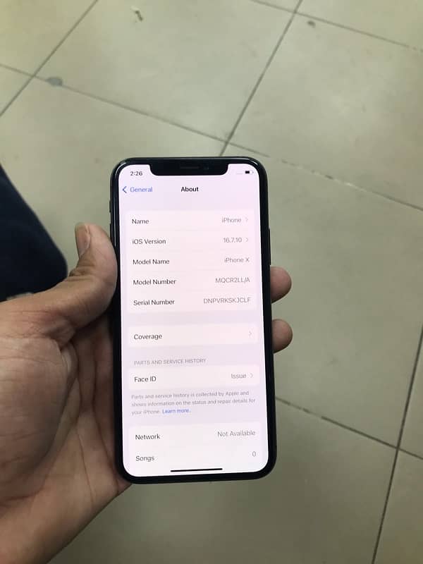 I Phone X Non PTA Factory Unlock 64GB Phone Num 03064206549 7