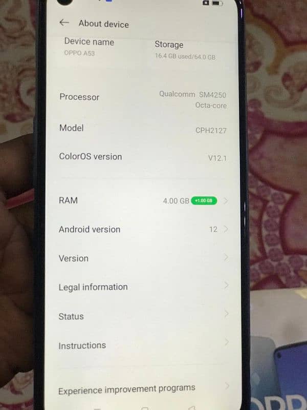 OPPO A53 WITH BOX 3