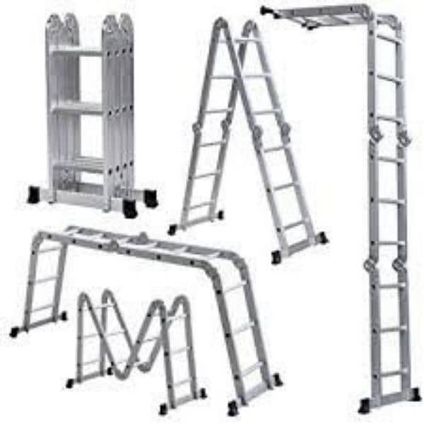 3 to 4ft and more  Multi-purpose folding ladder, Versatile and Compact 0