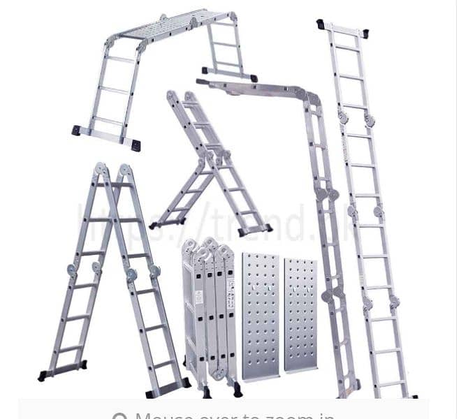 3 to 4ft and more  Multi-purpose folding ladder, Versatile and Compact 7