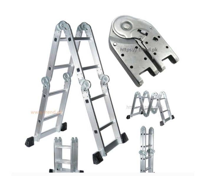 3 to 4ft and more  Multi-purpose folding ladder, Versatile and Compact 8