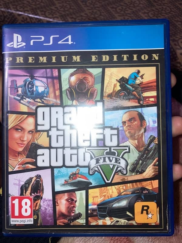 Gta V Ps4 Disc 10/10 0