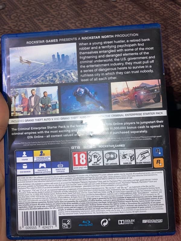 Gta V Ps4 Disc 10/10 1