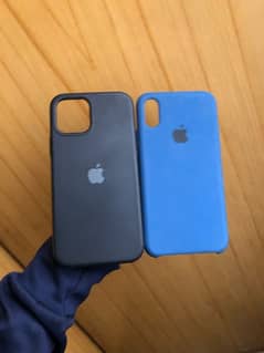 iphone 12 and iphone x silicon back cover