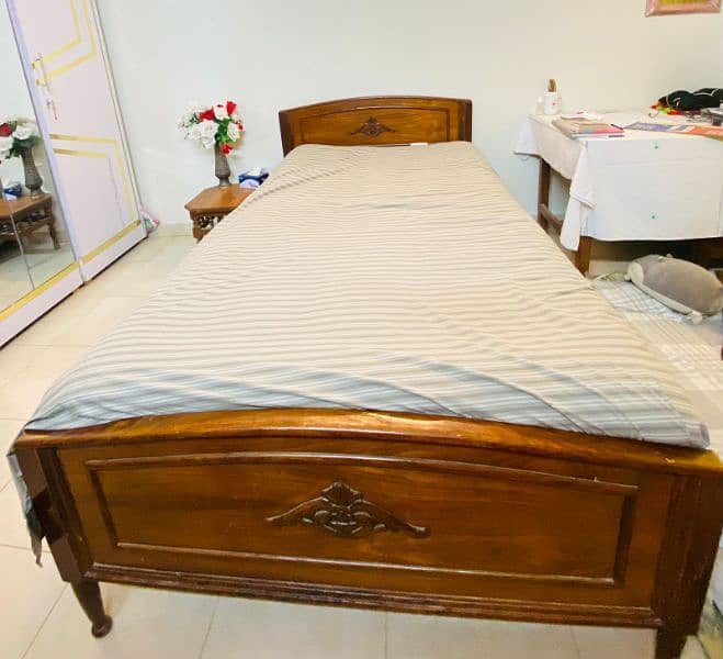 Single Bed Pure Wood 0