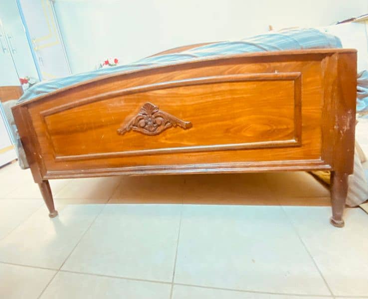 Single Bed Pure Wood 2