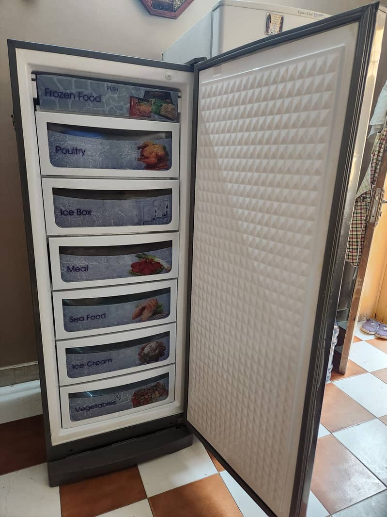 Dawlance  upright standing g freezer. 1