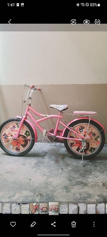 dora bicyle for girls and boys bhout km use hwi ha 0