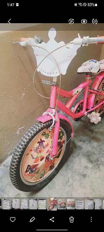 dora bicyle for girls and boys bhout km use hwi ha 2