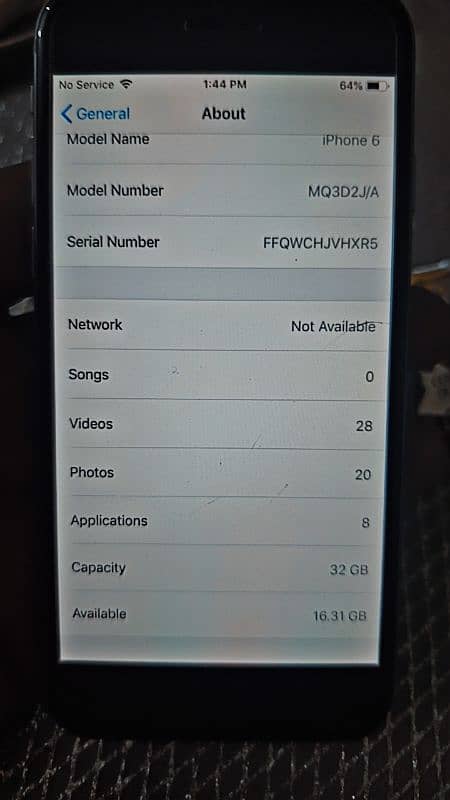 Deal: Iphone6 32GB JV 2months sim time remaining+apple airpods 1stgen 10