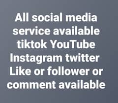 all social media service available