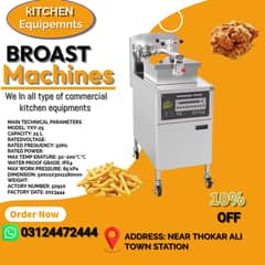 Broast Machine Gas pressure Fryer