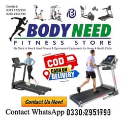 Cash  on delivery  All type fitness Cardio machines available