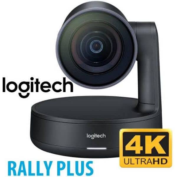 Logitech rally plus 4K camera only just like new condition 0