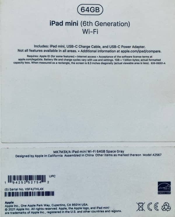 ipad mini 6 7