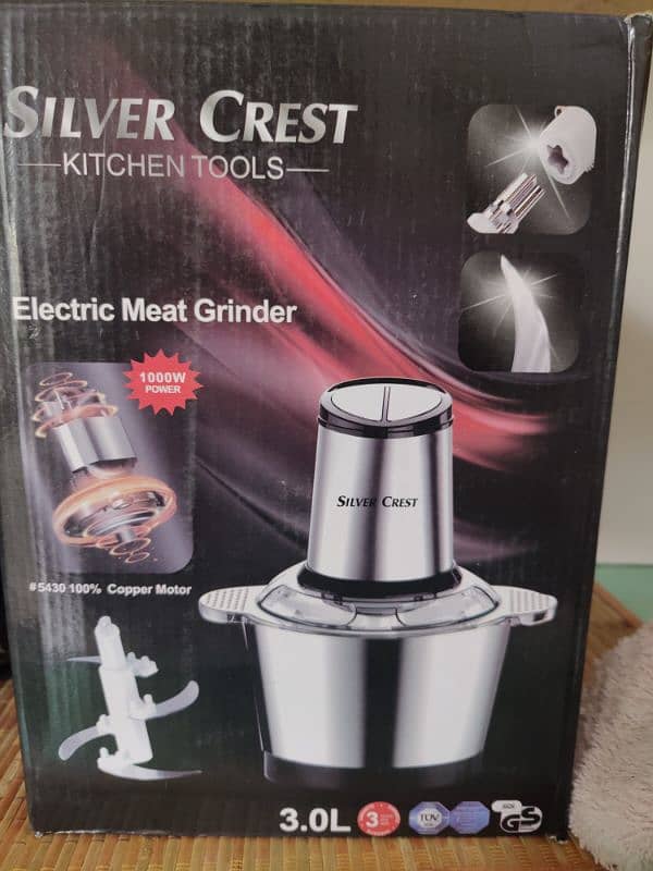 Silver Crest Electric Meat Grinder 0