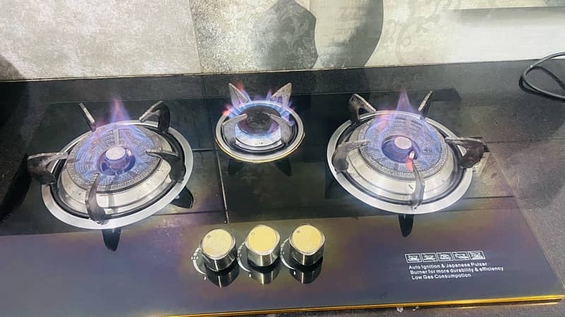 Imported Gas Hob with Japanese Burners and Tempered Glass Top 5