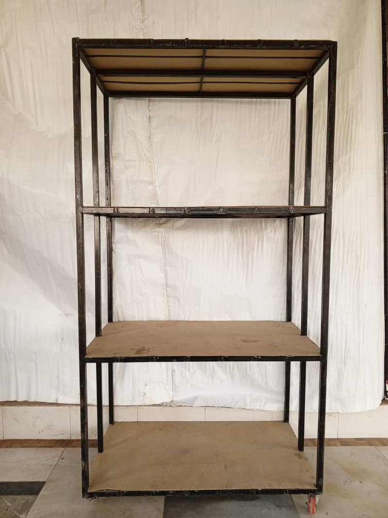 Moveable Iron racks for storage 76*42*24 inches 0