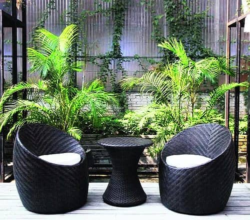 Rattan Furniture - Restaurant Chairs - Lawn Outdoor Rattan Furniture 8