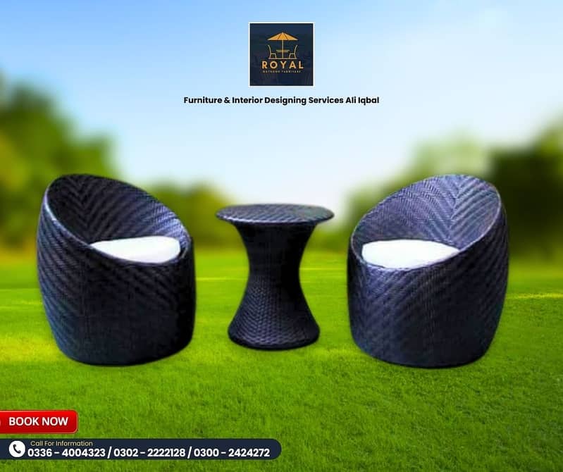 Rattan Furniture - Restaurant Chairs - Lawn Outdoor Rattan Furniture 0