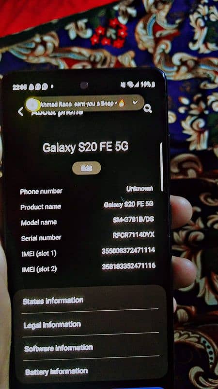 Samsung Galaxy S20 FE Exchange Possible Read Description 7