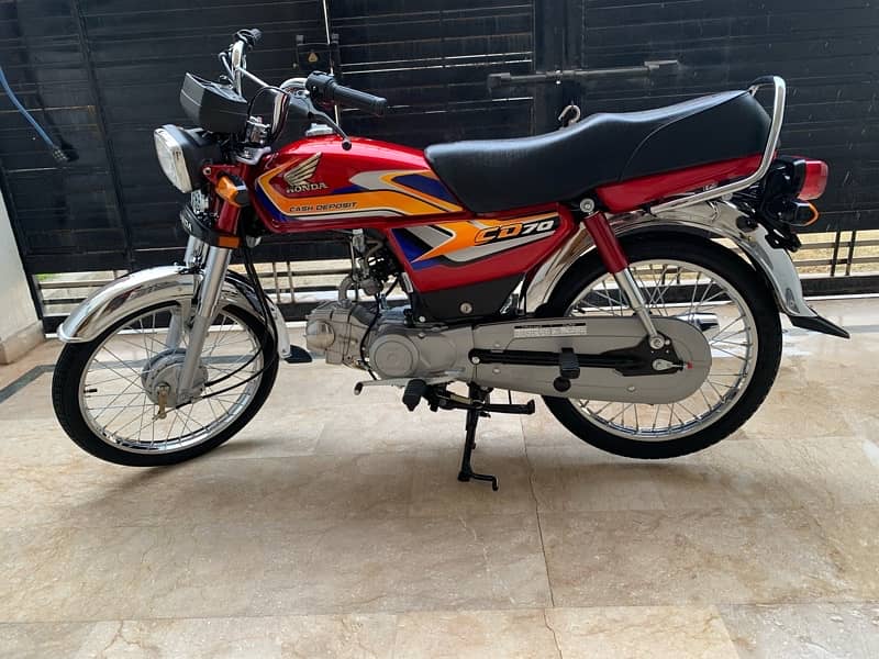 Honda CD70 Brand New 2025 Model Red 0