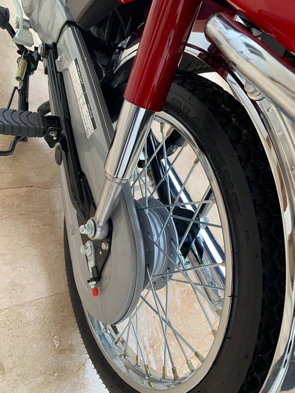 Honda CD70 Brand New 2025 Model Red 9