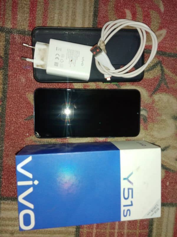 VIVO Y51S 8/128 ORIGNAL BOX CHARGER 1