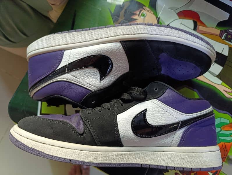 Air Jordan 1 low court purple/size 43//100% original/10/10 condition 0