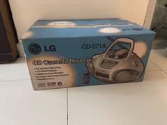 LG CD Cassete Recorder