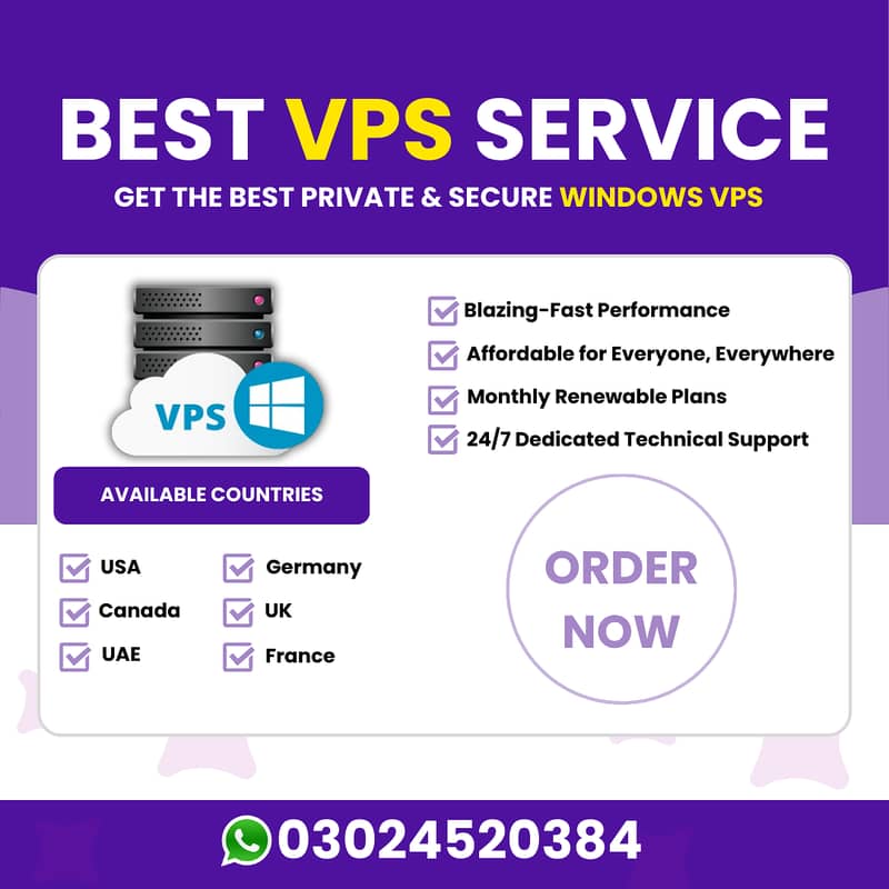 Private Secure VPS & RDP Service Provider 0