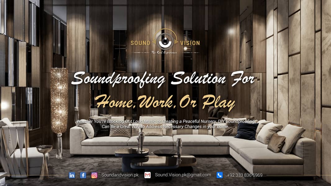 Soundproofing Solution For  Home,Work,Or Play 0