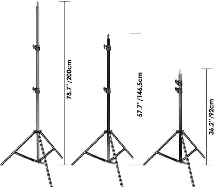 Ring Light/3 colour With Stand 7fuet 4